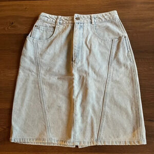 🌼 Vintage 70s Denim Skirt 🌀 Retro Cowgirl Vibes